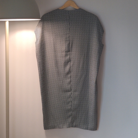 Club Monaco Vanellie houndstooth cocoon dress - Picture 3 of 8